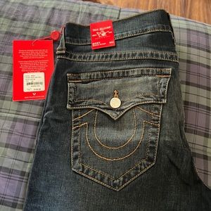 For Sale 1 pair of mens jeans by True Religion “Ricky”size 34 new with tag